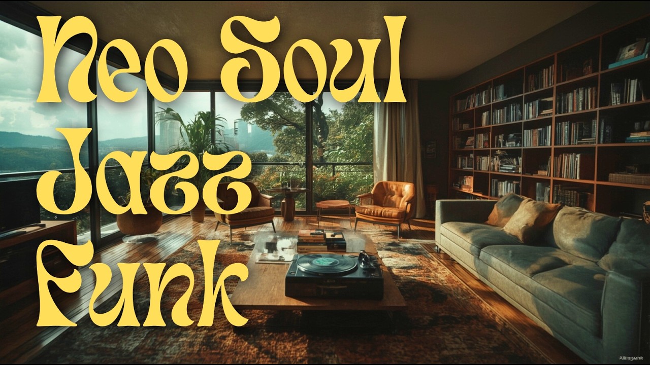 Relaxing jazz funk music | cozy apartment aesthetic