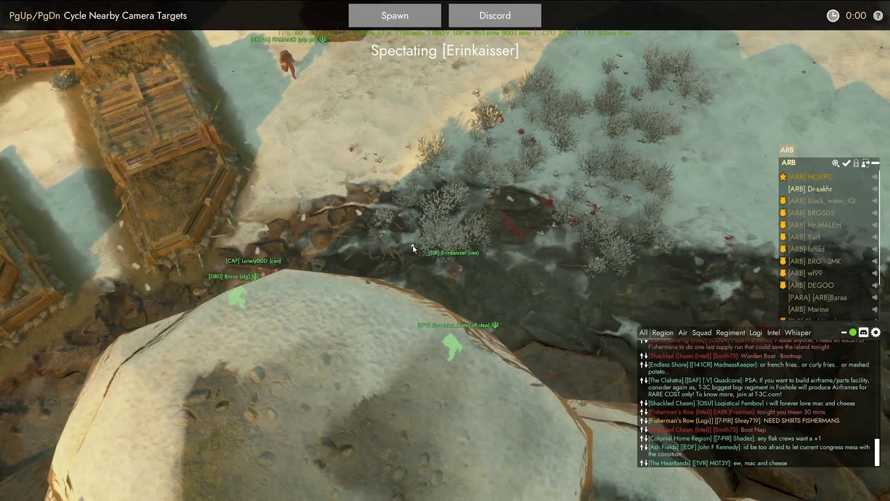 Foxhole frontline