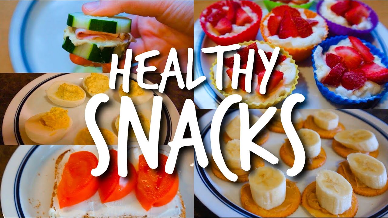 DIY Healthy Snacks! Easy & Yummy Food Ideas!