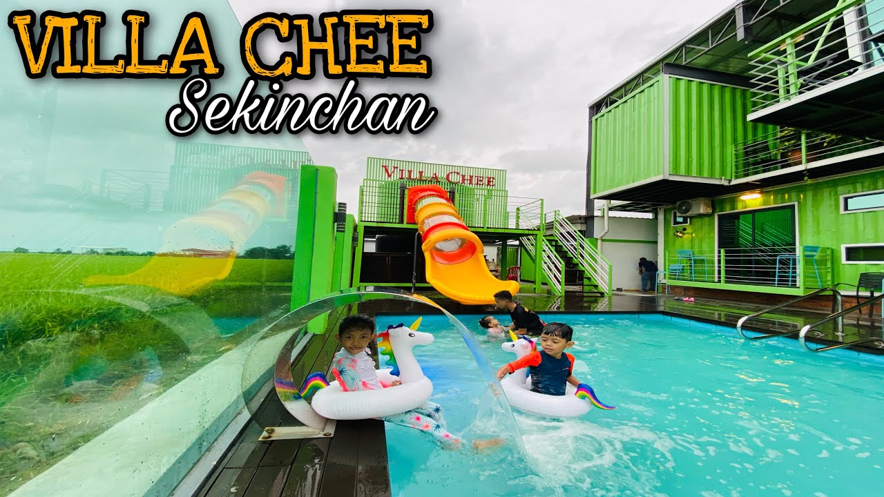 VILLA CHEE Sekinchan | Syoknye Pool tepi Sawah!!😍😁 Full Review