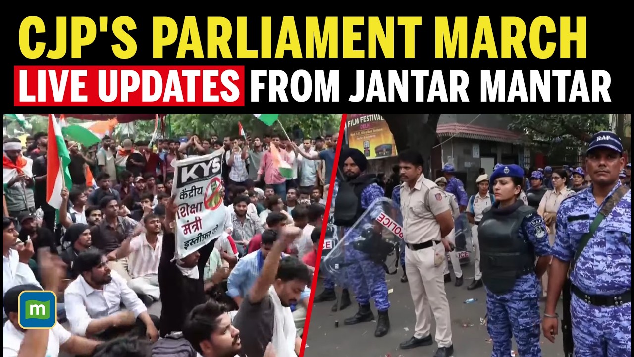 LIVE UPDATES from Jantar Mantar ahead of reports of a proposed march to Parliament by CJP | Wangchuk