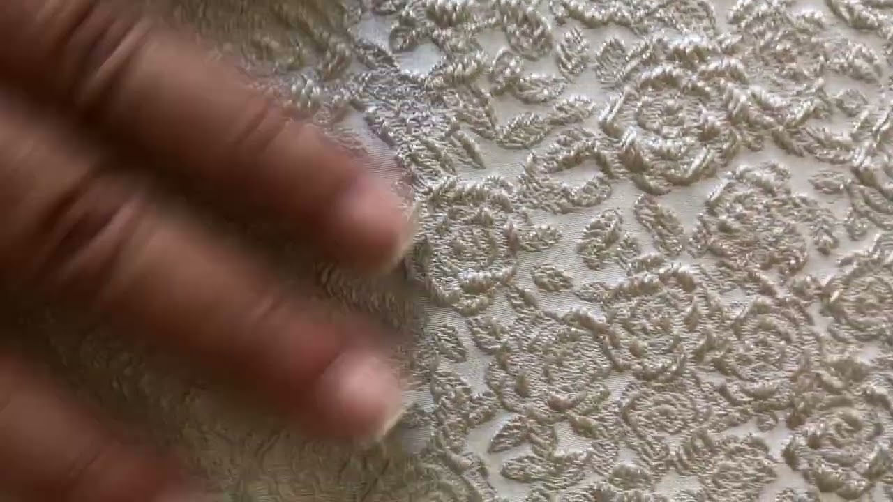 TELA BROCADA PLATA