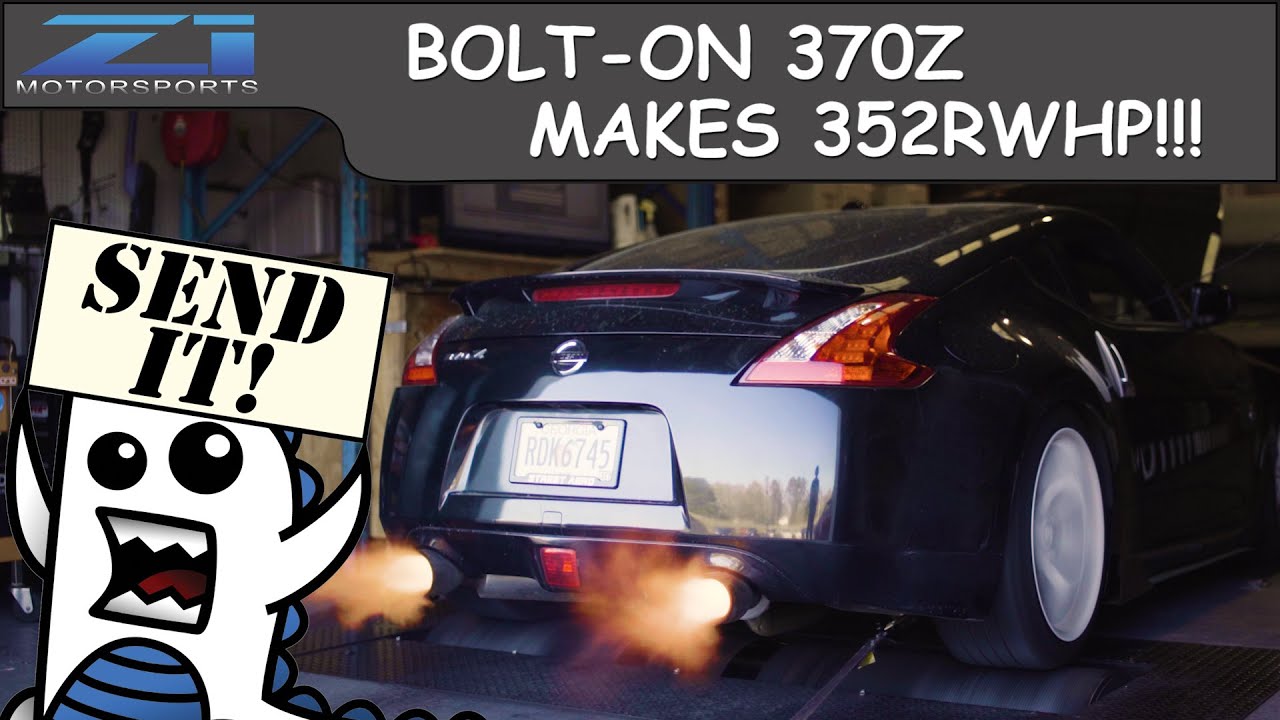 Bolt On 370z made 352rwhp!