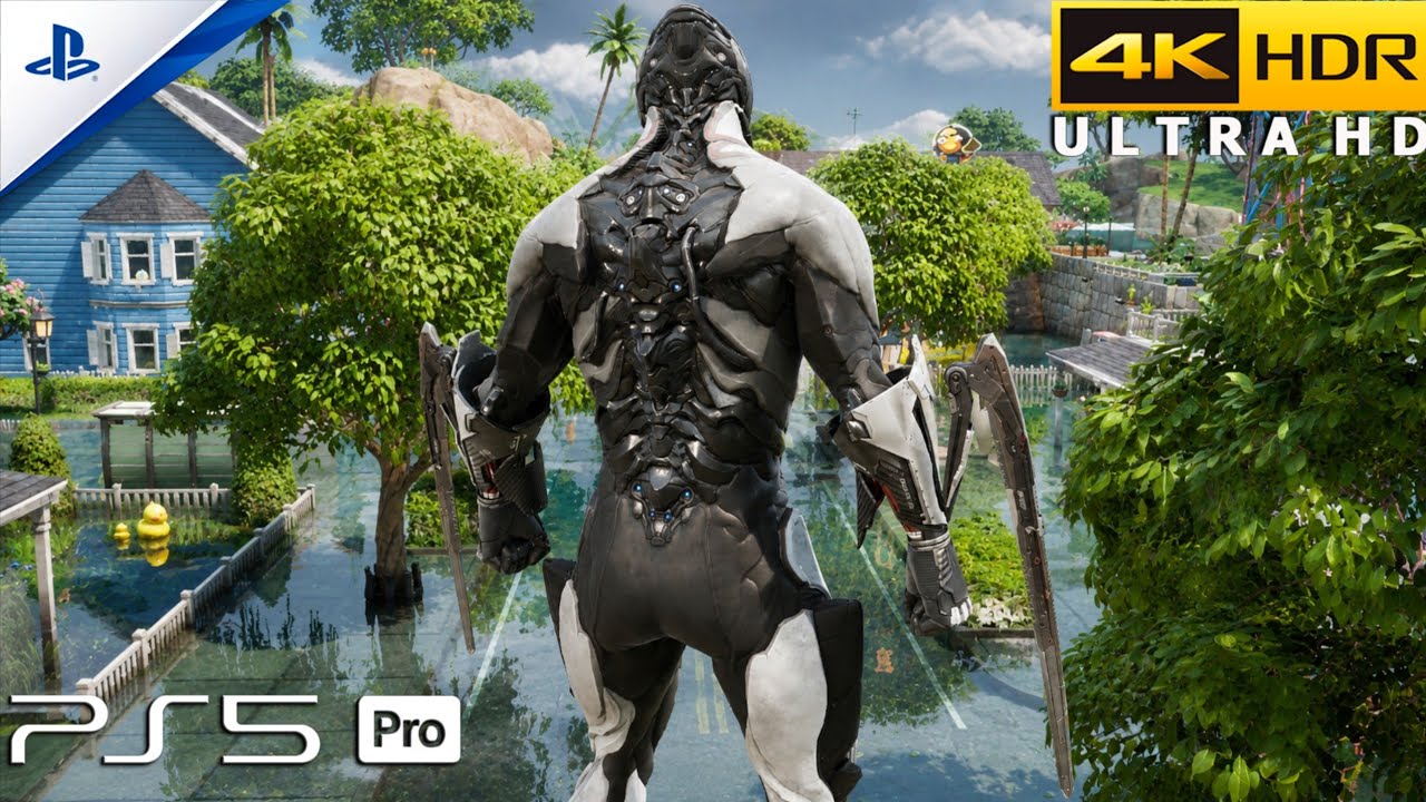 Fortnite (PS5 Pro) 4K 120FPS HDR Gameplay | Skin Excalibur (Warframe)