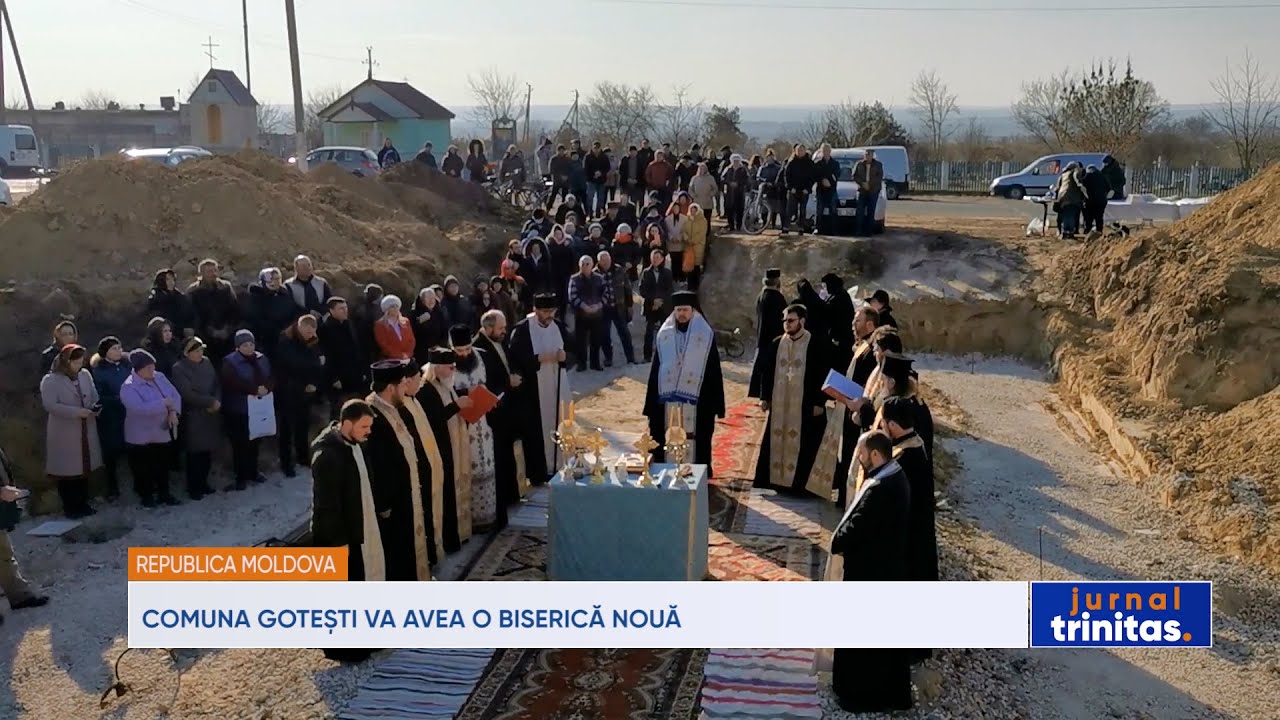 Comuna basarabeană Gotești va avea o biserică nouă