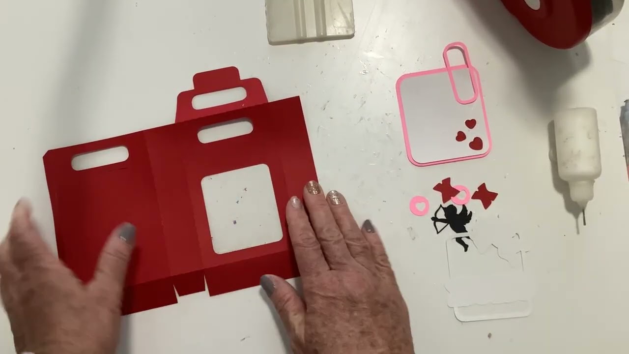 Valentine Tuck Card with Windows 