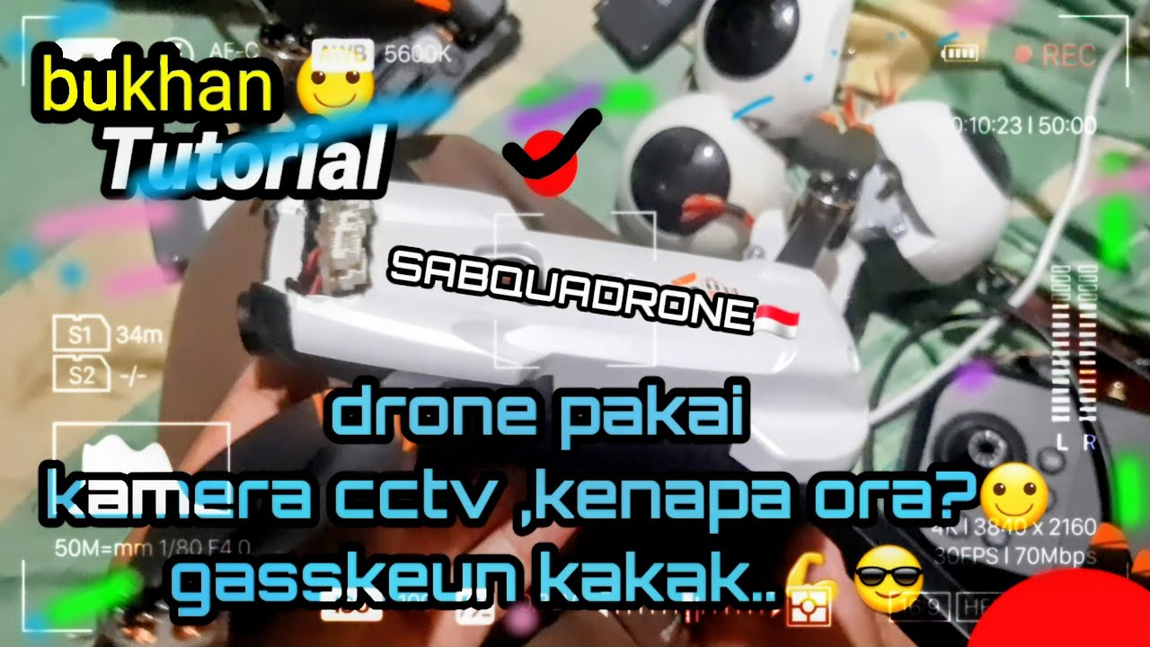 DRONE DENGAN KAMERA CCTV [ACOME APC 03] VERSI SABQUADRONE