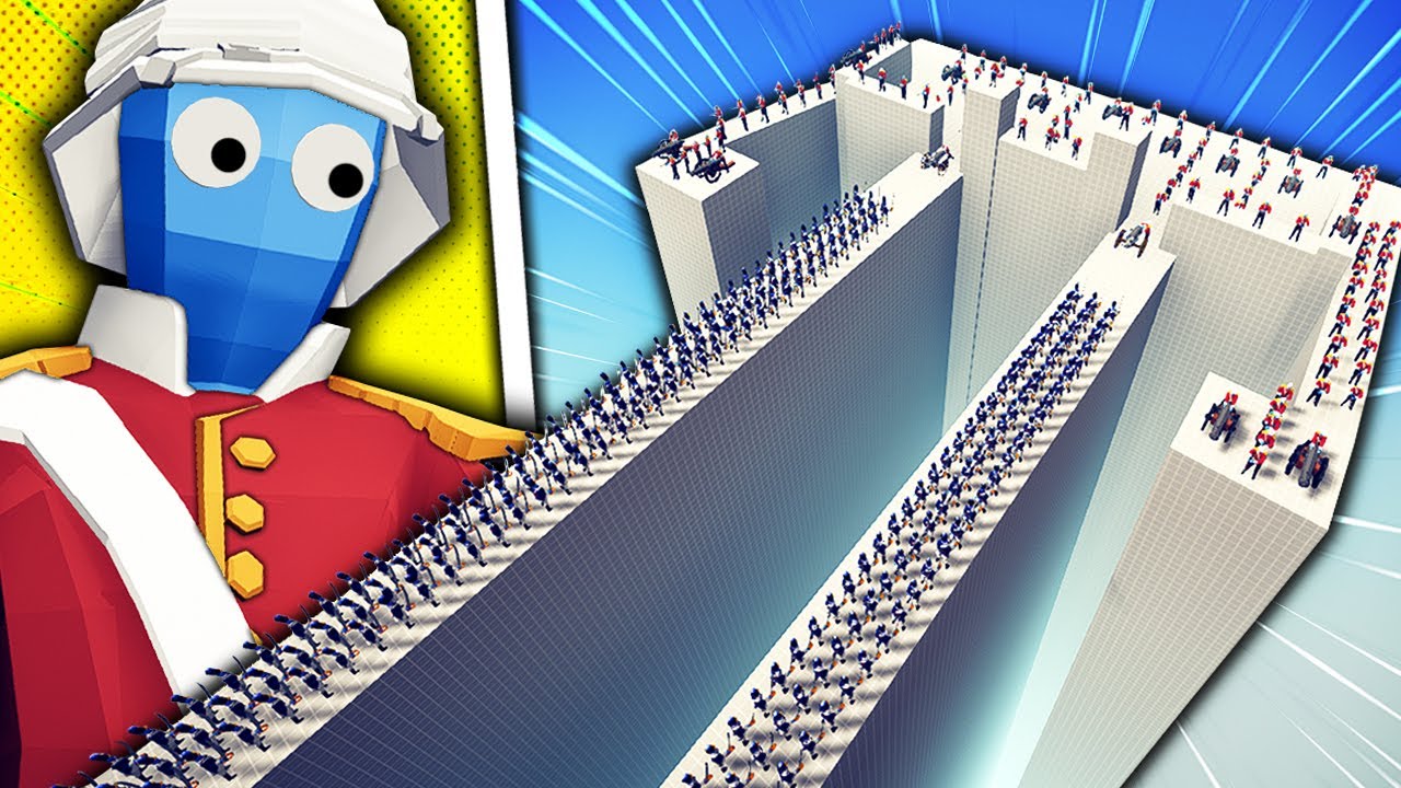 Эта британская МЕГАКРЕПОСТЬ на 100% ПОЛНОСТЬЮ РАЗРУШЕНА - ВКЛАДЫШИ Totally Accurate Battle Simulator