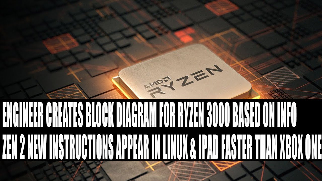 Новые инструкции AMD Zen 2 в GNU | Блок-схема Zen 2 от инженера