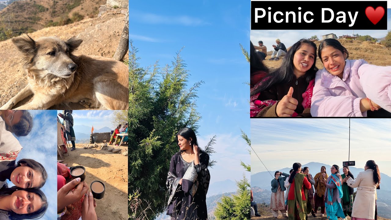 Our Picnic Vlog ❤️सबने साथ मे किया खूब Enjoy🥺2025 ke कुछ यादगार पल🌸#pithoragarhcity #vlogs 