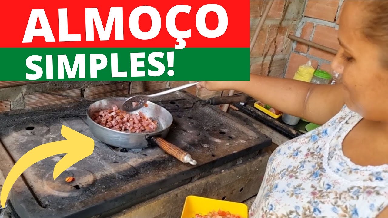 ROSEANE FAZ UM DELICIOSO ALMOÇO NO FOGÃO À LENHA E IMPRESSIONA