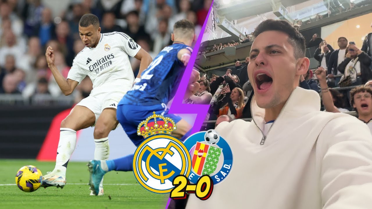 🚂 ALL ABOARD THE TURTLE TRAIN🔥 Real Madrid vs Getafe Bernabeu Live Crowd Reactions & 4k Highlights!