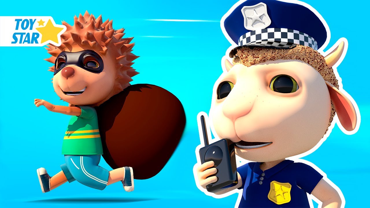 Carro de Polícia e Johny 🚓 Dolly e Amigos brincam com carros de brinquedo e constroem City #36