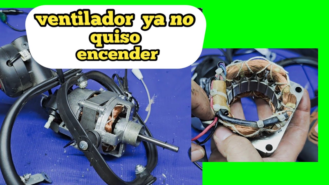  MIRA PORQUE  se apago este ventilador y su SOLUCION  Ventilador no enciende