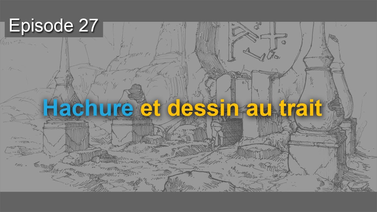 Hachure et dessin au trait