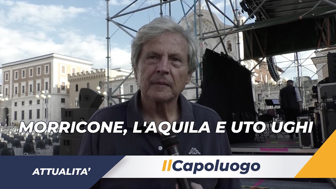 Morricone, L'Aquila e Uto Ughi rendono omaggio al maestro