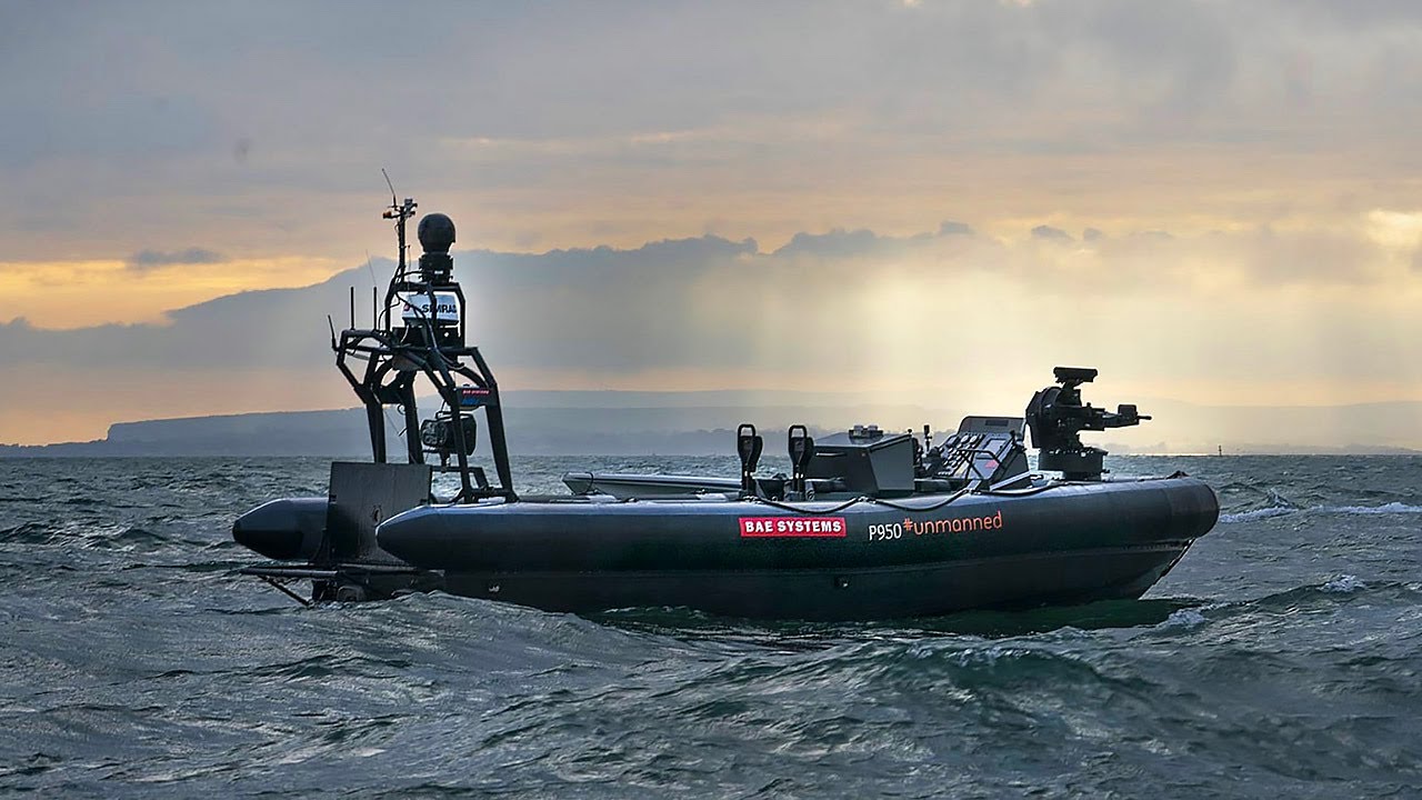BAE Systems - autonomous armed P950 RIB