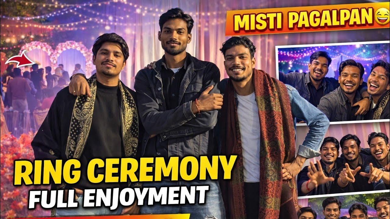 Friend ki Ring Ceremony 🎉💍 | Full Enjoyment 😜 | Masti, Pagalpan & Pure Vibes #vlog 