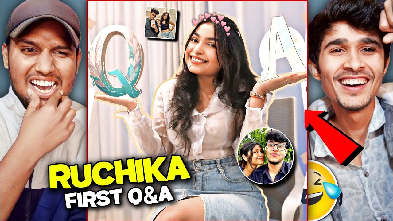 Ruchika Rathore My First Youtube Video Qna Vlog Reaction ❤️😁 | #ruchikarathore | V2funreacts