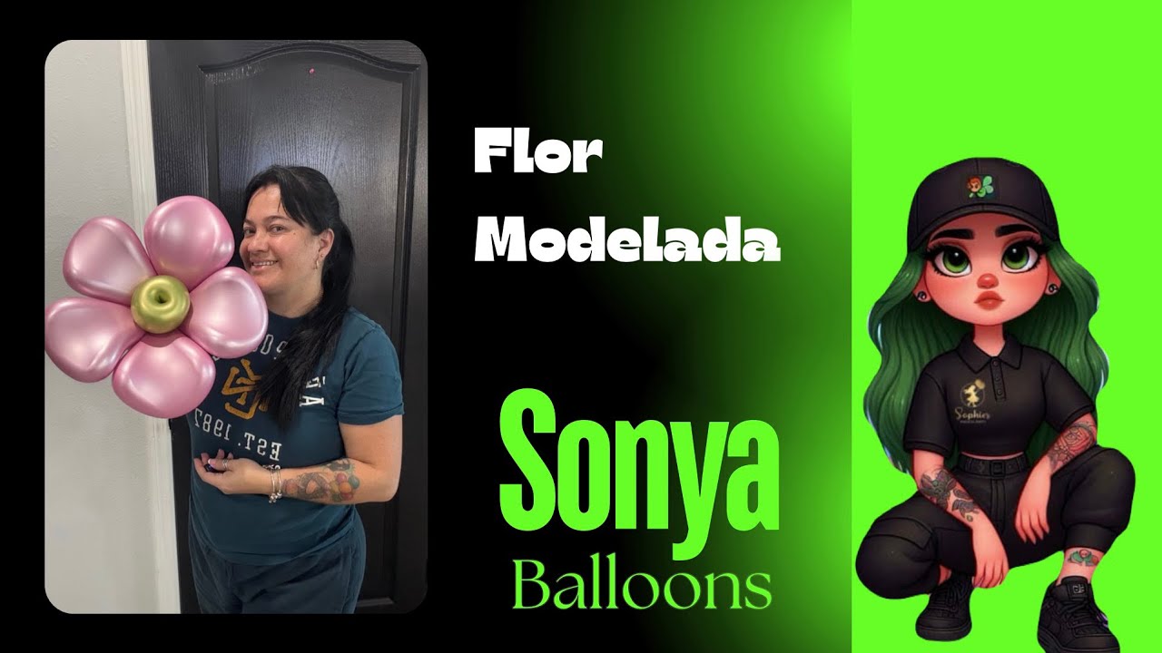Cómo hacer una flor modelada con globos