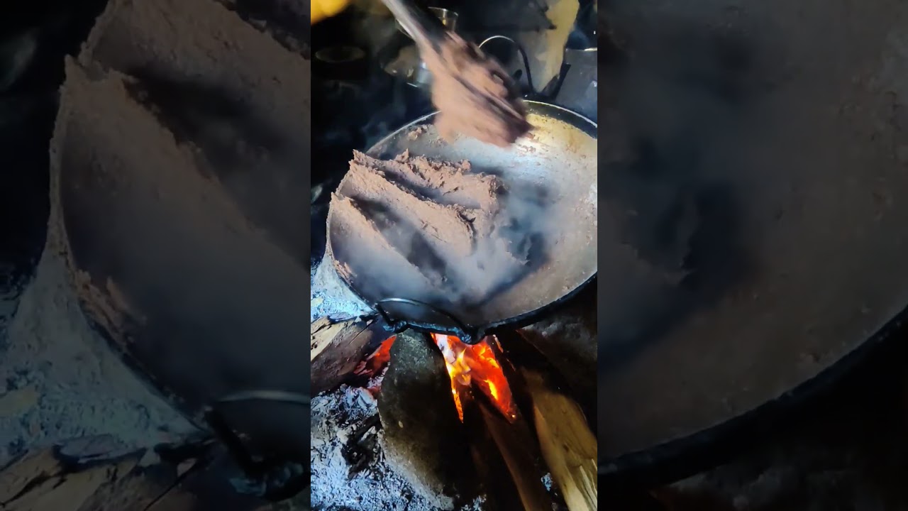 Learn to make Dhido #foodnepal  #nepalifood #organicfood  #villagelife #villagefood #dhido #nepal