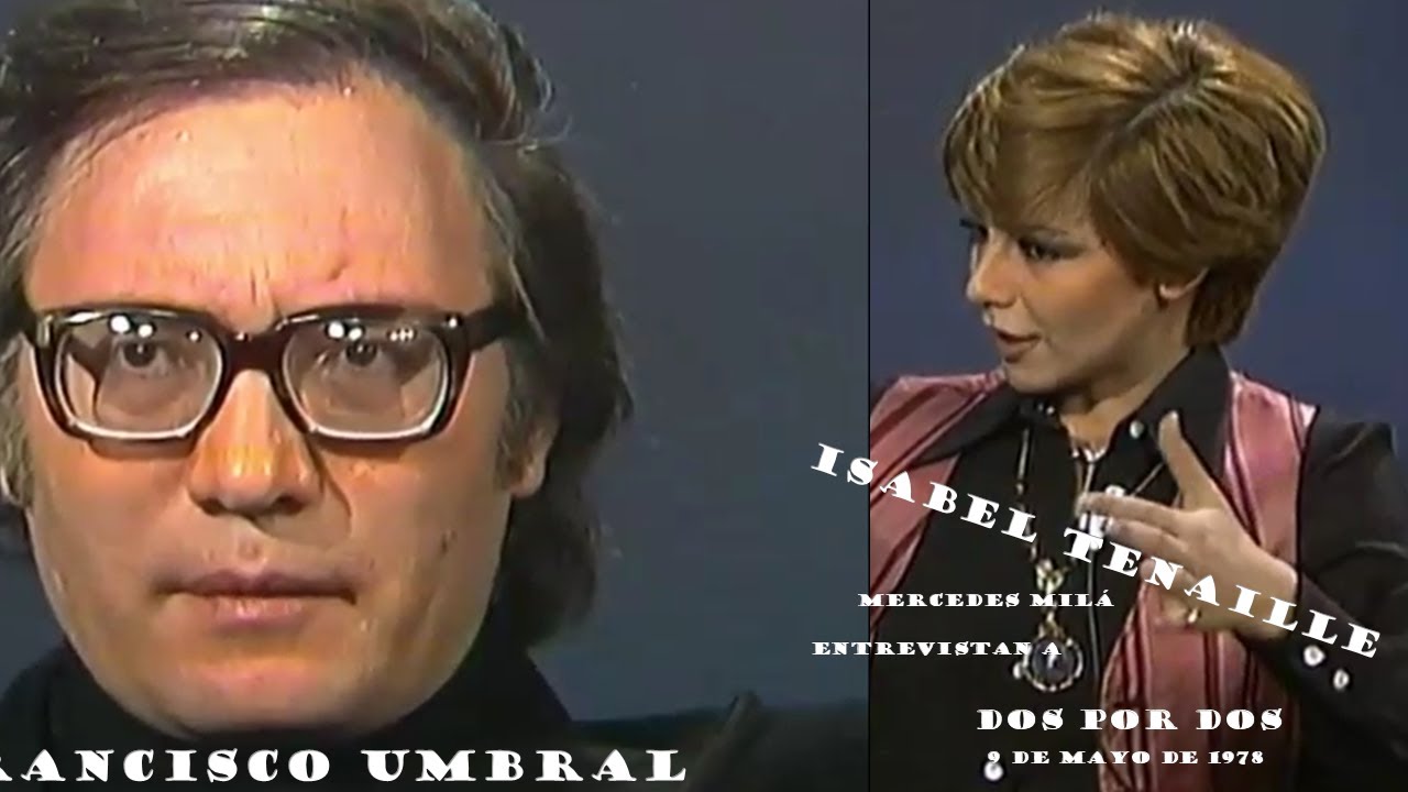 1978 0509 Isabel Tenaille y Mercedes Milá entrevistan a Francisco Umbral