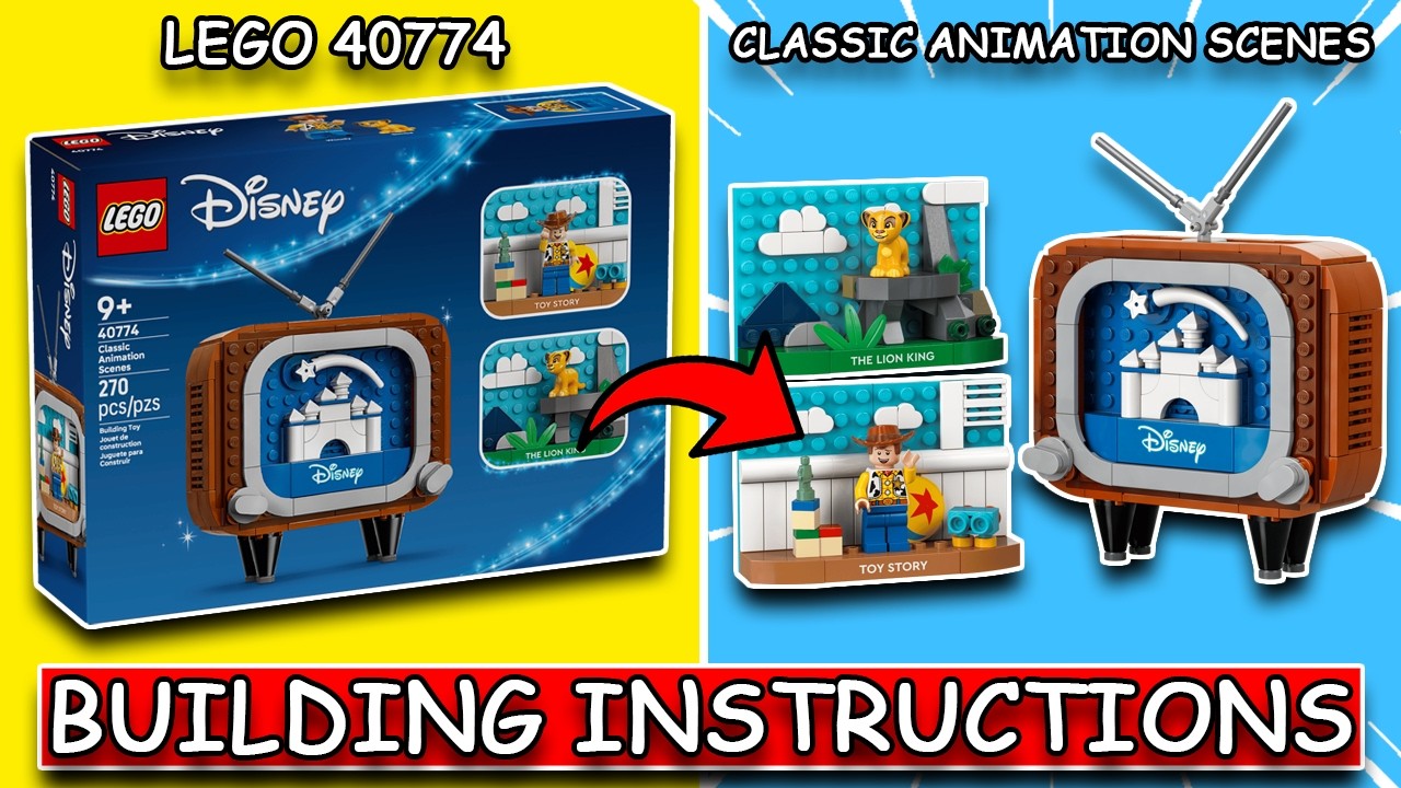 LEGO Instructions: 40774 Classic Animation Scenes | LEGO Disney Sets
