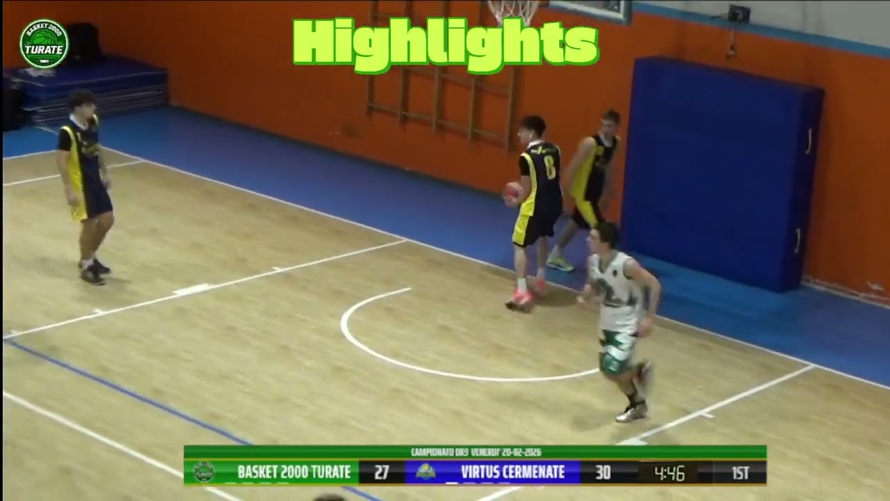 Highlights DR3 BASKET 2000TURATE - VIRTUS CERMENATE VEN 20-02-26 21:15