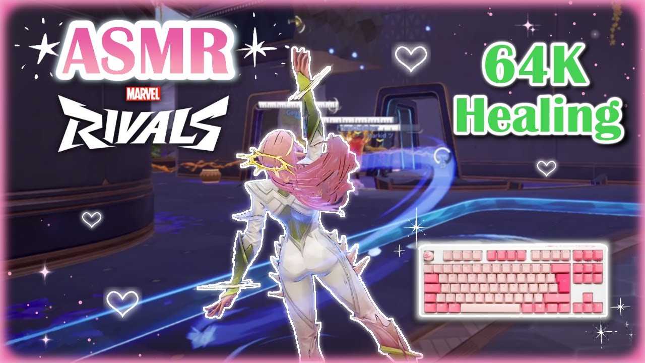 ASMR ♡ - Intense Rank Game! 🌸- Marvel Rivals  | Whispering & Keyboard Sounds ✨💤