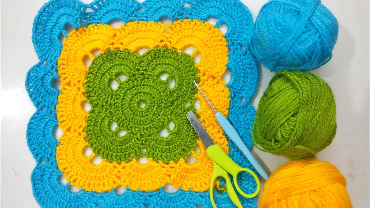 Crochet Virus Blanket Pattern, Pattern For Bed Throw, Cushion Cover, Table Mats, Shawls And More !!