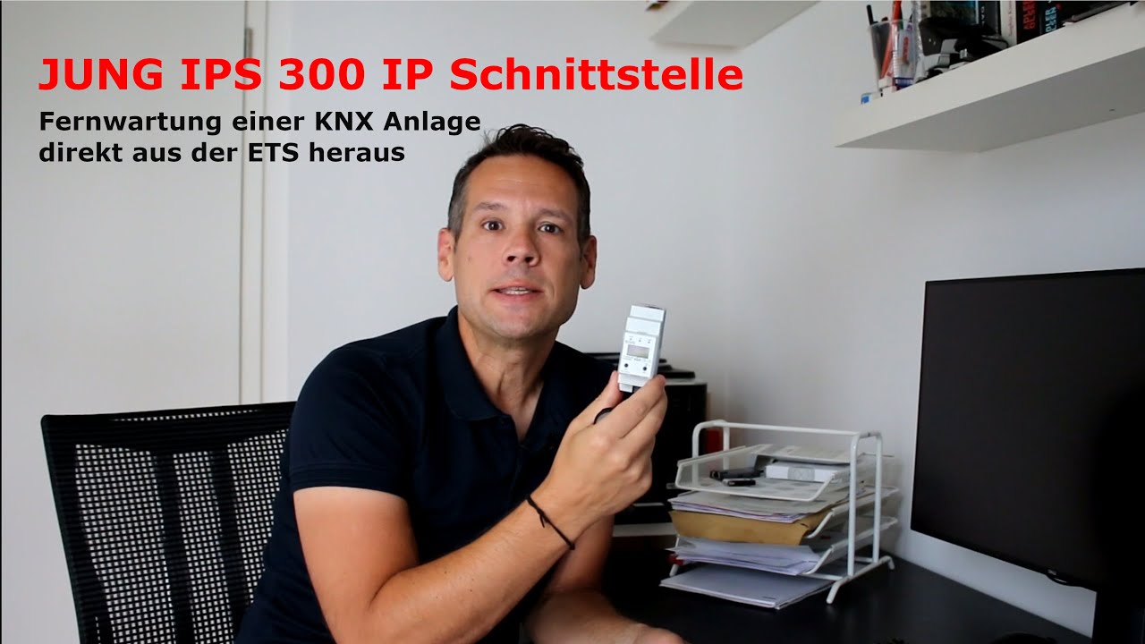 Fernwartung der KNX Anlage mit JUNG IPS-Remote