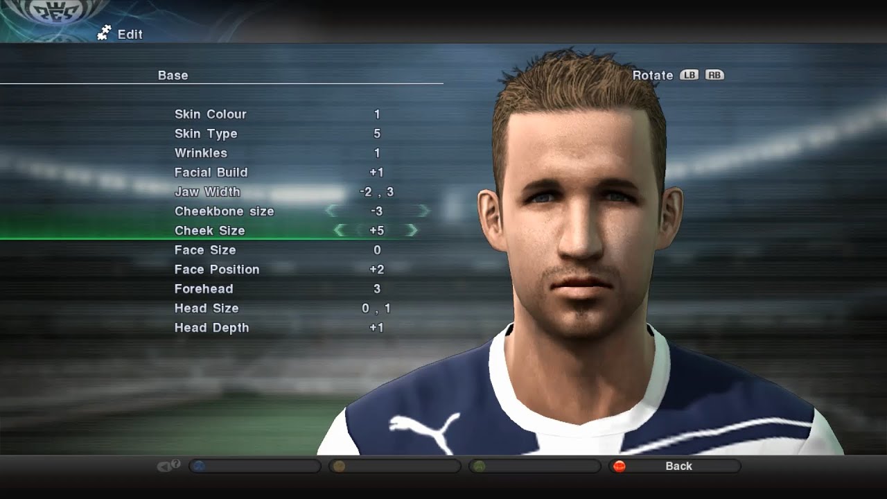 Harry Kane build face PES 2011