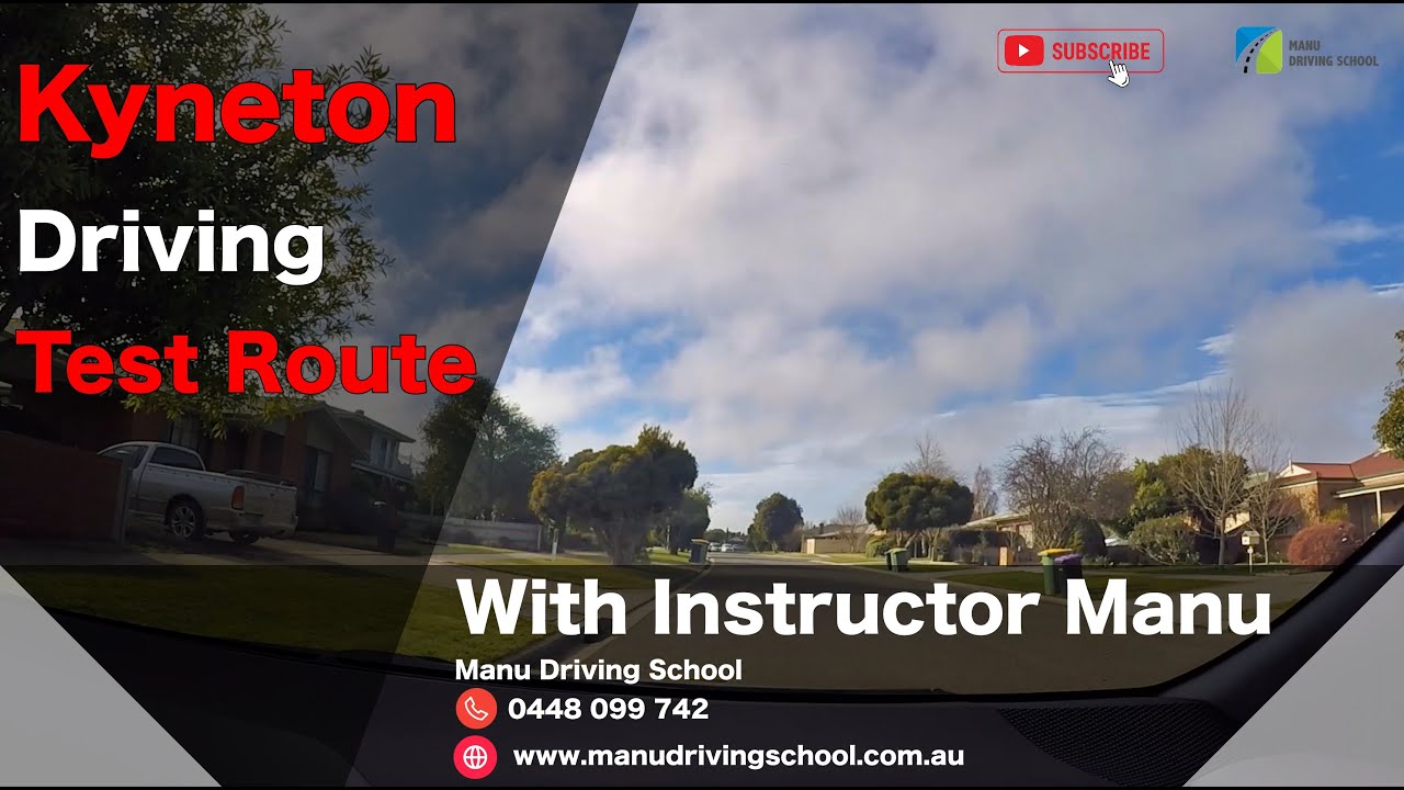 Discover the Kyneton Driving Test Route with Instructor Manu | Manu Driving School