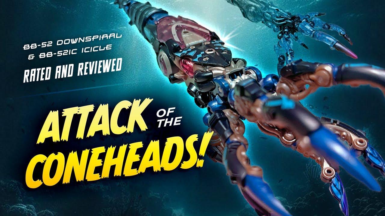 Attack of the Coneheads! 52Toys Beastbox BB-52 Downspiral and BB-52IC Icicle Rated and Reviewed