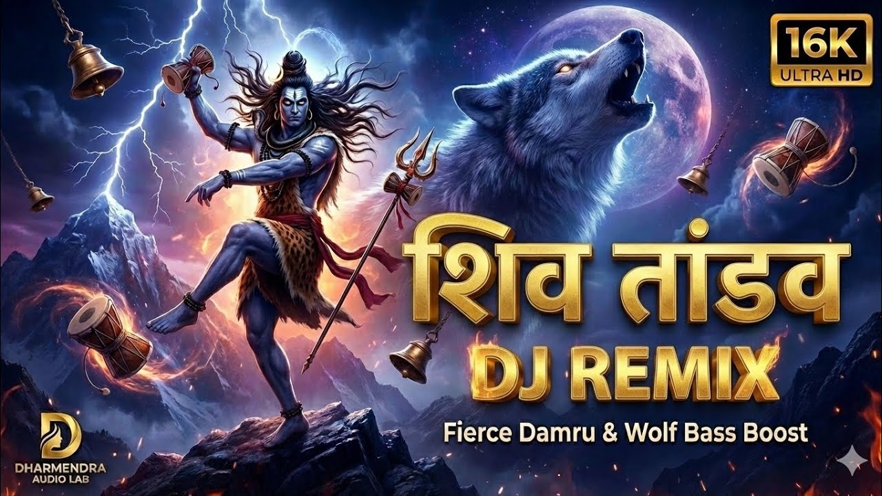Most Dangerous Shiv Tandav DJ Remix | Wolf Howling + Damru | Mahadev Status 2026