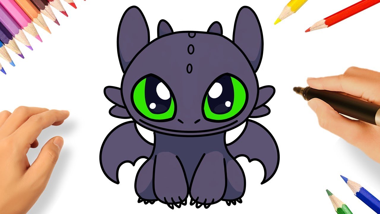C&Oacute;MO DIBUJAR a CHIMUELO F&Aacute;CIL PASO A PASO | C&Oacute;MO ENTRENAR A TU DRAG&Oacute;N
