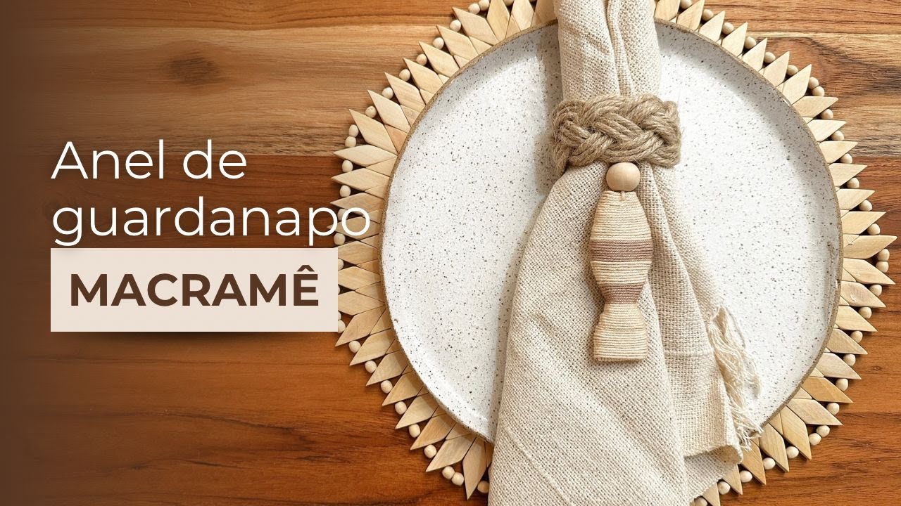 Кольцо для салфеток | Макраме