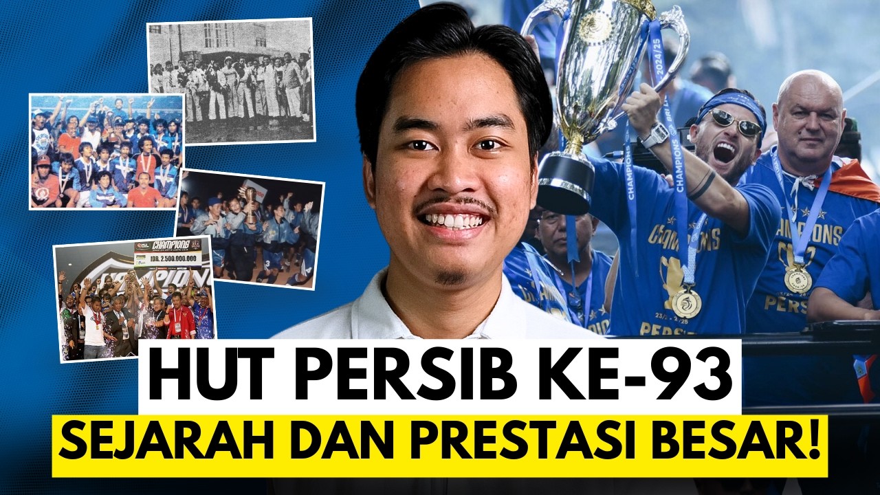 5 MOMEN IKONIK DALAM 93 TAHUN PERSIB BERDIRI!