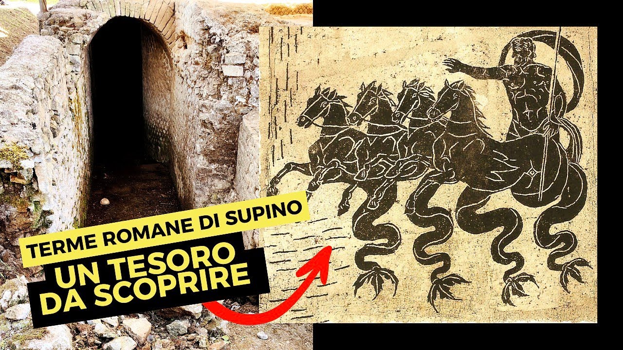 DENTRO LE TERME ROMANE DI SUPINO... (4K) 