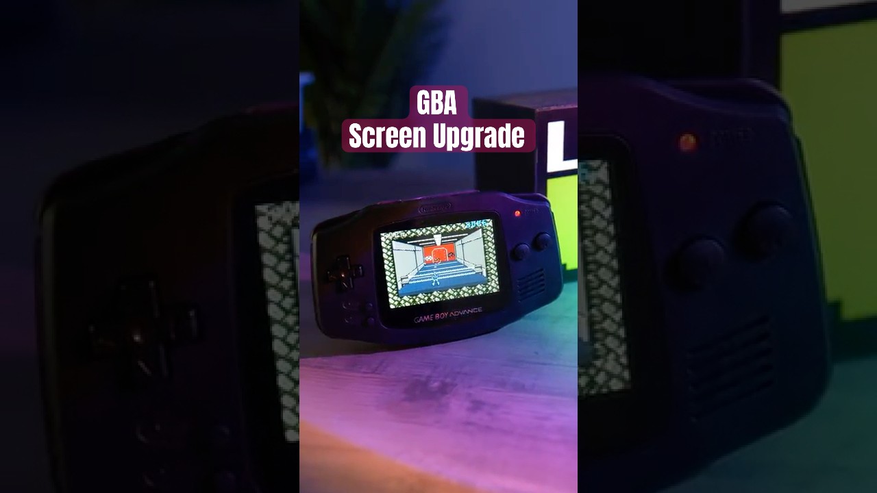 GBA Screen Upgrade - Hispeedido IPS LCD Screen V5 3&rdquo; for Gameboy Advance