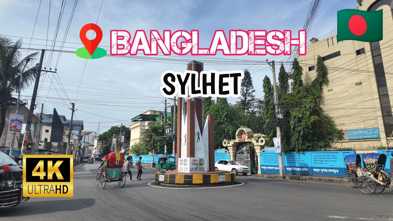 Bangladeshi 4K Walking Tour Sylhet 2024 || Sylhet City 4k Walking Tour 2024