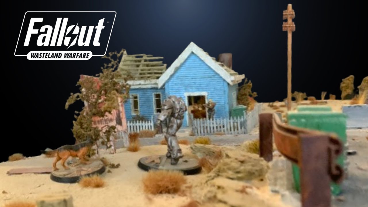 Fallout Wasteland Warfare battle Report: Raiders vs Settlers