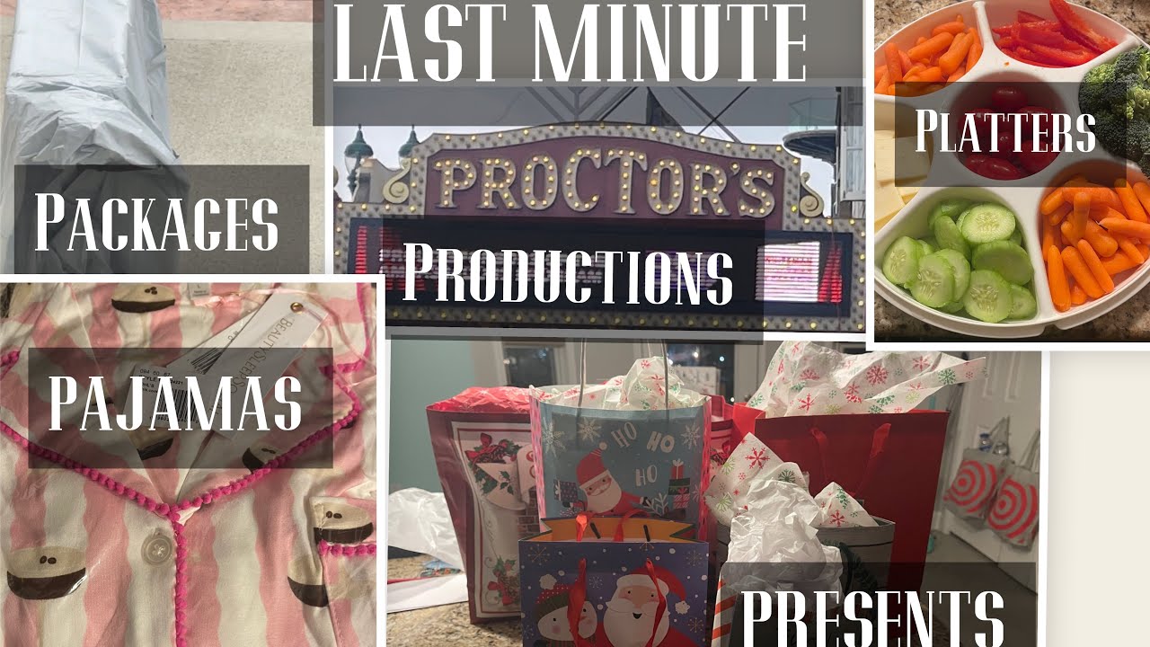 LAST MINUTE HOLIDAY PREPARATION 📦  🎁   🩰 🎄 