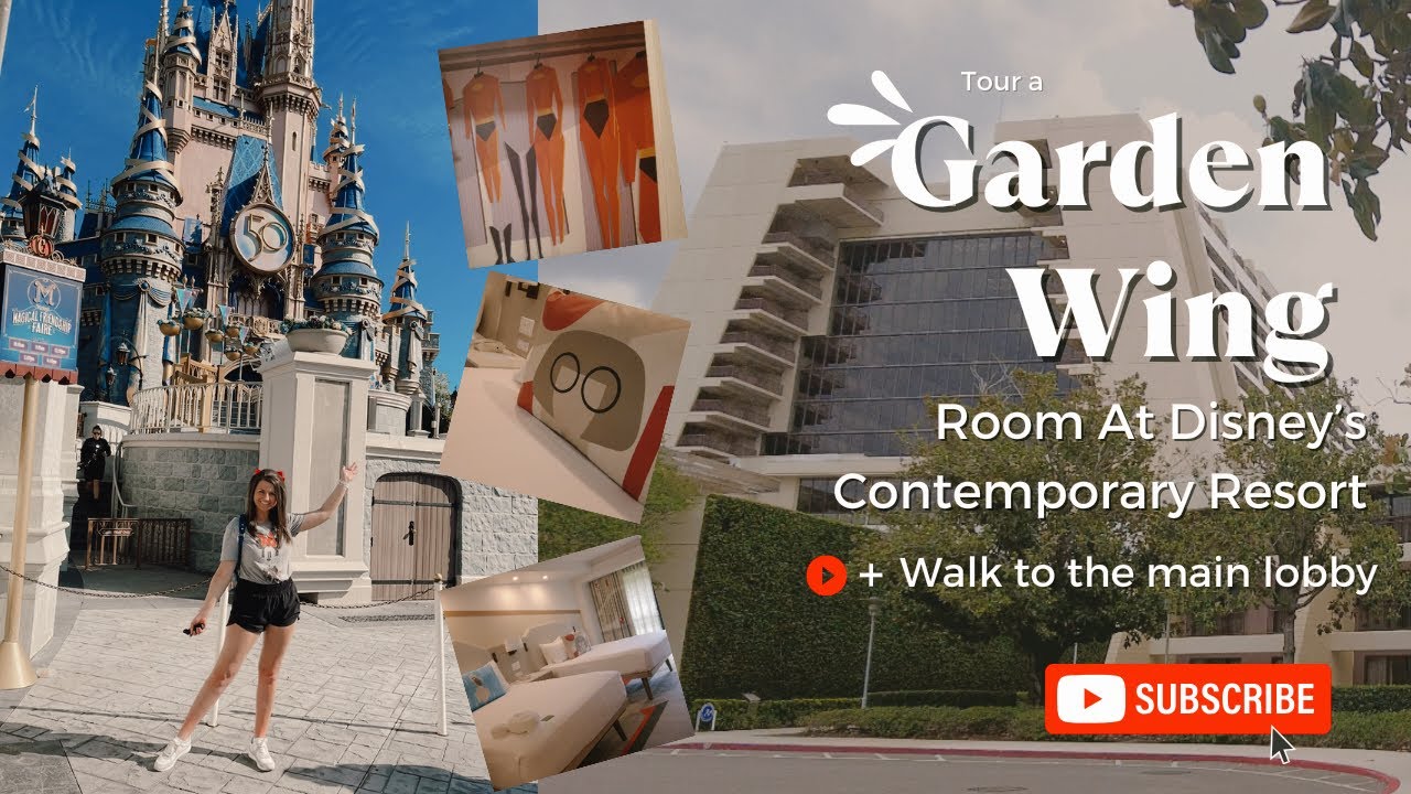 Tour a Contemporary Garden Wing Room + Walk to the Main Lobby! | Disney's Contemporary Resort