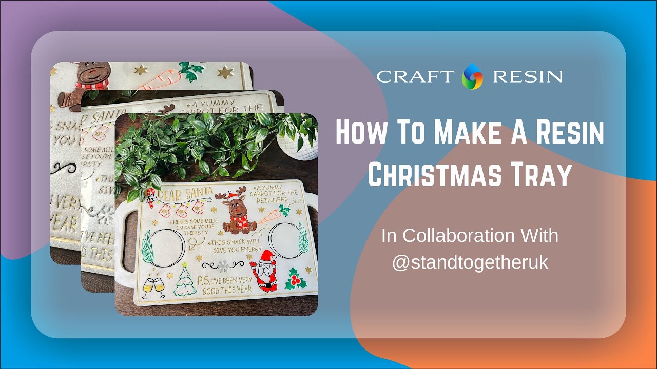 How To Create A Resin Christmas Tray