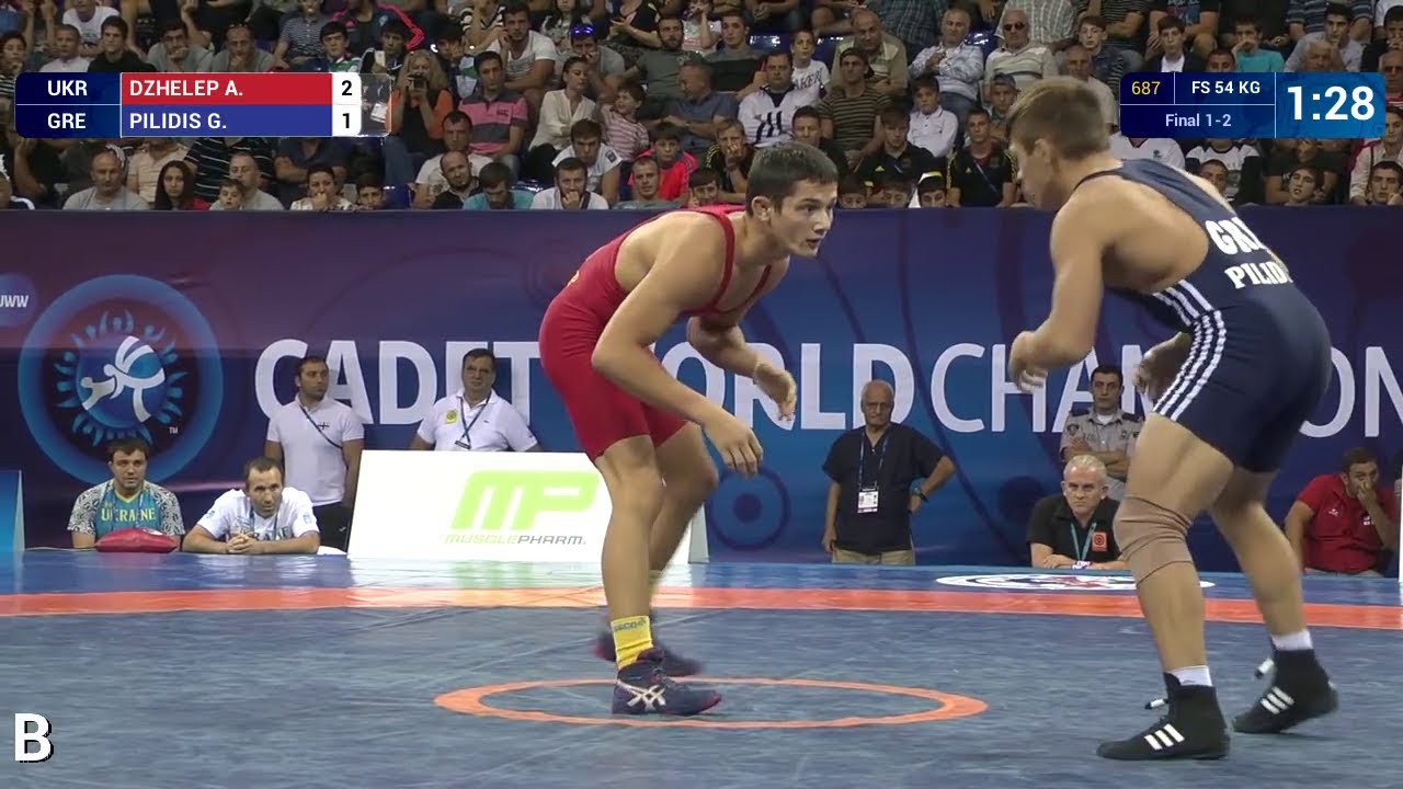 GOLD FS - 54 kg: A. DZHELEP (UKR) df. G. PILIDIS (GRE), 0-0