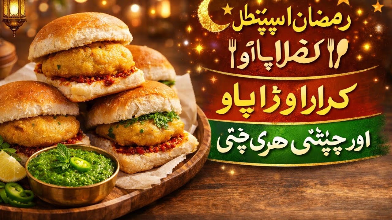 Ramzan Special ityadi 🤲🤲Ghar Ka Vada Pav fresh chutney