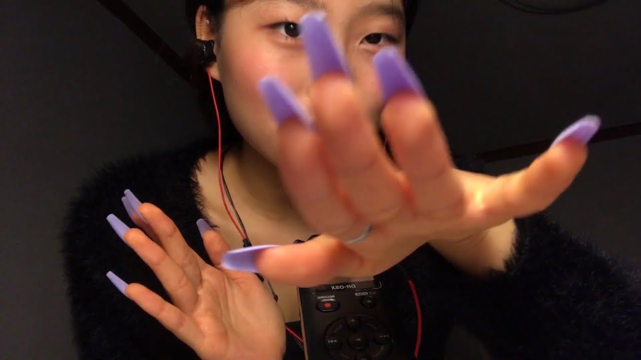 ASMR 긴 손톱 소리[로즈리]