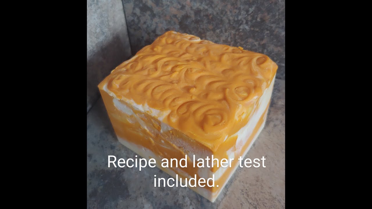 Mango Butter Cold Process Soap | Lather Test | The Soap Obsession Bath and Body Shop