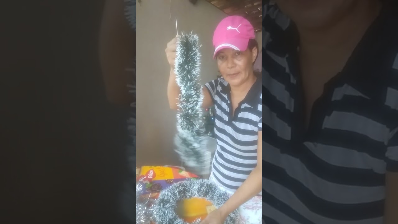 Faça rua grilanda bica preparando para o Natal tal